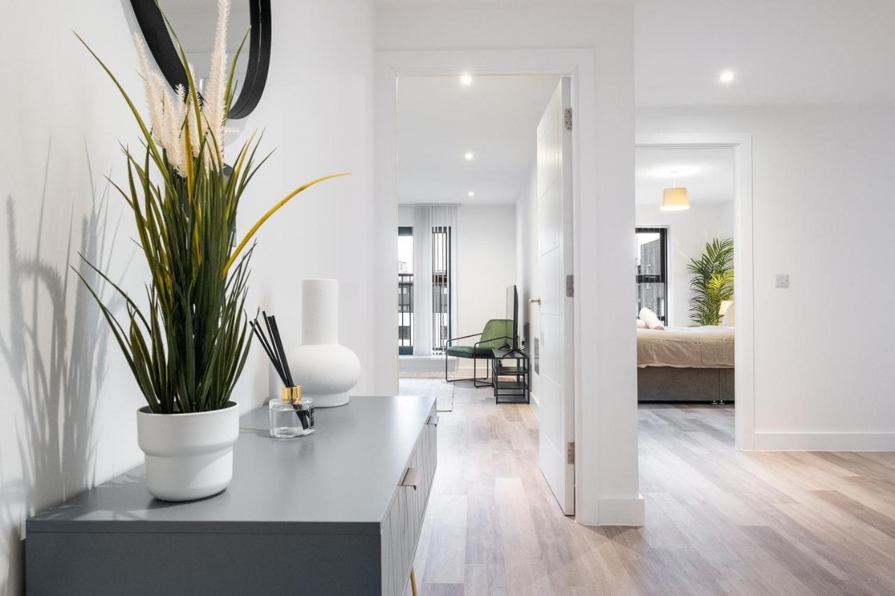 Exoticstay Apartments- 5* Elegant Luxury Centrally Located 2-Bedroom Apt Birmingam Exterior foto